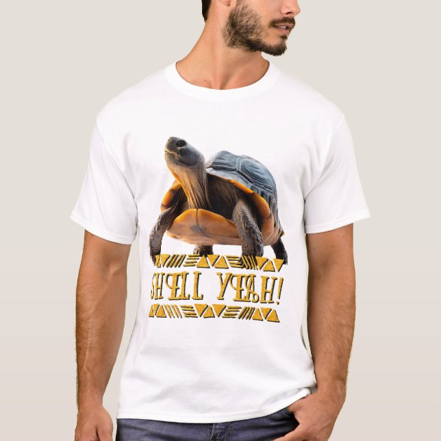 Turtle 001 Shell Yeah! T-Shirt (Front)