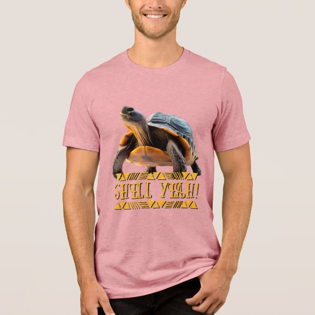Turtle 001 Shell Yeah! Tri-Blend Shirt (Front)