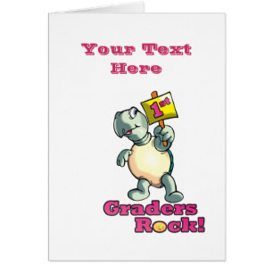 Turtle “1st Graders Rock” Design