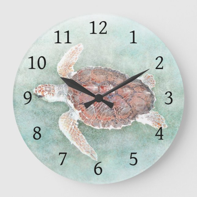 turtle 2 large clock (Front)