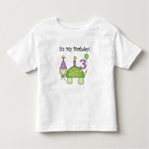 Turtle 3rd Birthday Tshirts and Gifts