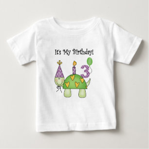 Turtle 3rd Birthday Tshirts and Gifts