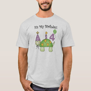 Turtle 4th  Birthday T-Shirt