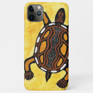 Turtle - Aboriginal Inspired Art Painting Case-Mate iPhone Case
