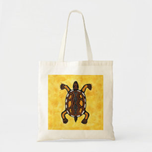 Turtle - Aboriginal Inspired Art Painting Tote Bag