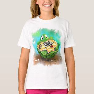 Turtle and Ladybug Playing Chess T-Shirt