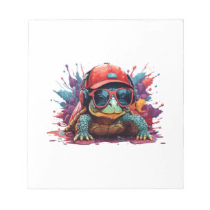 turtle animal art I cool cute turtle Notepad
