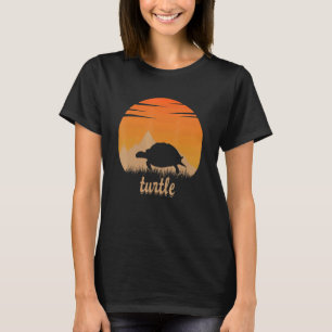 Turtle Animal Hot In The Mounta In Nature T-Shirt