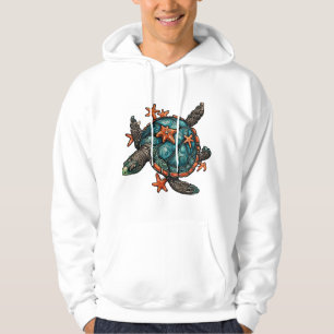 Turtle Animal Zoo Starfish Underwater Copy Cop Hoodie