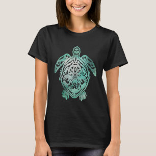 Turtle Animals Colourful Print Animal   Turtle T-Shirt