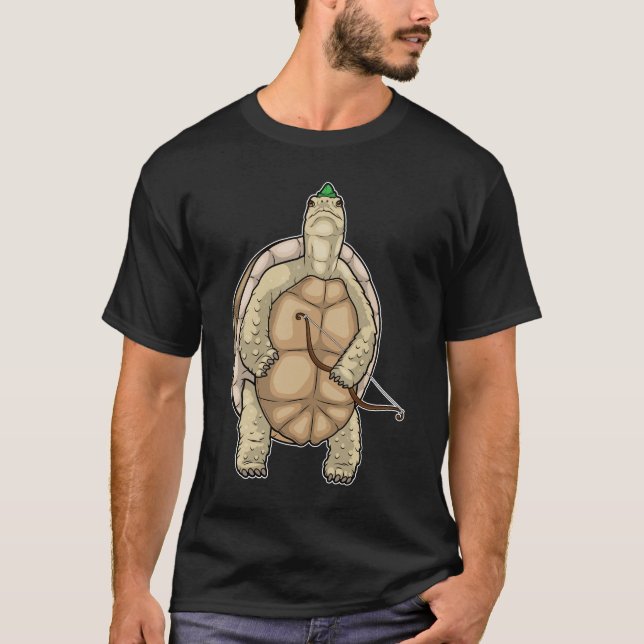 Turtle Archer Bow T-Shirt (Front)