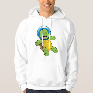 Turtle as Astronaut with Glass ball Hoodie