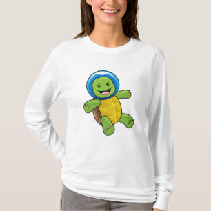 Turtle as Astronaut with Glass ball T-Shirt