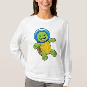 Turtle as Astronaut with Glass ball T-Shirt