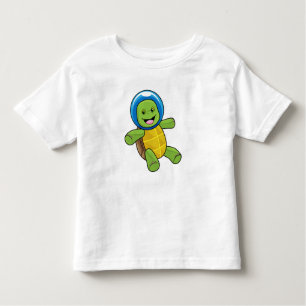 Turtle as Astronaut with Glass ball Toddler T-Shirt