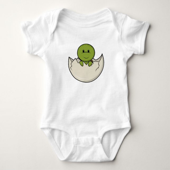 Turtle as Baby with Egg shell Bodysuit (Front)