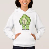 Turtle as Bodybuilder with Six pack