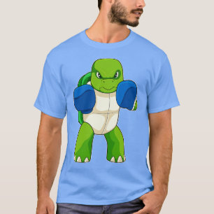 Turtle as Boxer with Boxing gloves T-Shirt