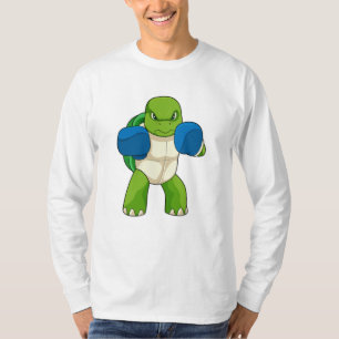 Turtle as Boxer with Boxing gloves T-Shirt