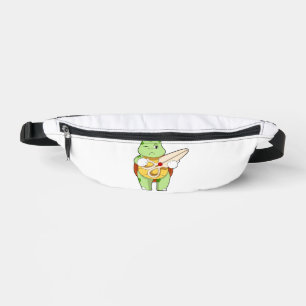 Turtle As Hairdresser With Scissors Bum Bags