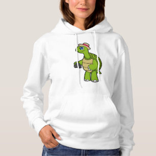Turtle as Photographer with Camera Hoodie