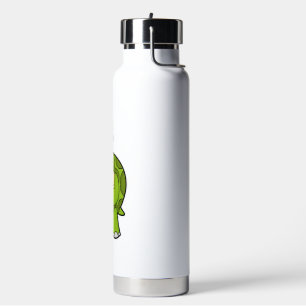 Turtle As Photographer With Camera Water Bottle