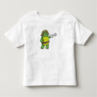 Turtle as Pirate with Hooked hand & Eye patch