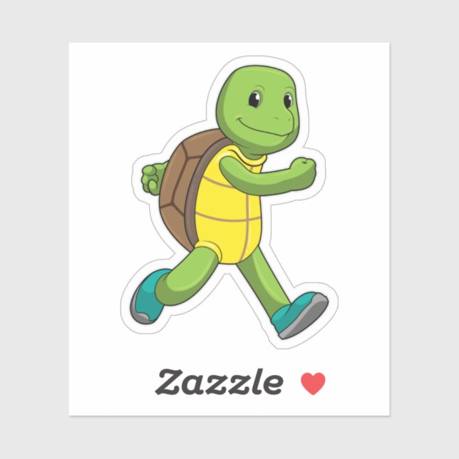 Turtle as Runner at Running (Sheet)
