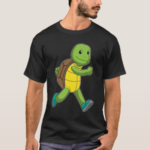 Turtle as Runner at Running T-Shirt