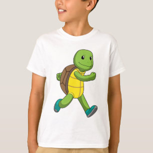 Turtle as Runner at Running T-Shirt