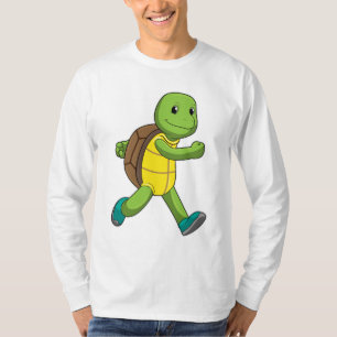 Turtle as Runner at Running T-Shirt
