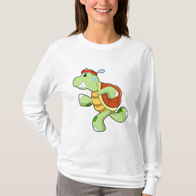 Turtle as Runner T-Shirt (Front)