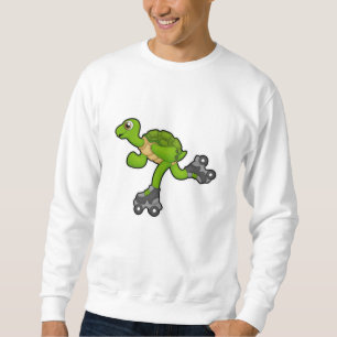 Turtle as Skater with Roller skates Sweatshirt