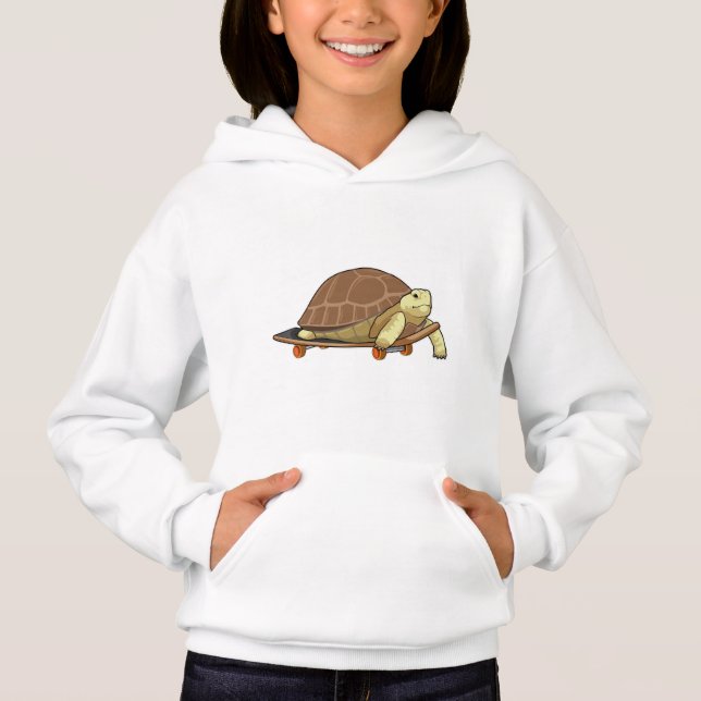 Turtle as Skater with Skateboard (Front)