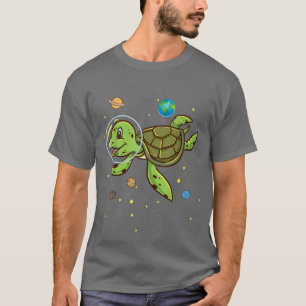 Turtle Astronaut Turtle Lover for Turtle Animal Lo T-Shirt