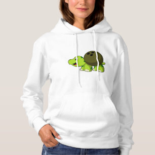Turtle at Bowling with Bowling ball Hoodie