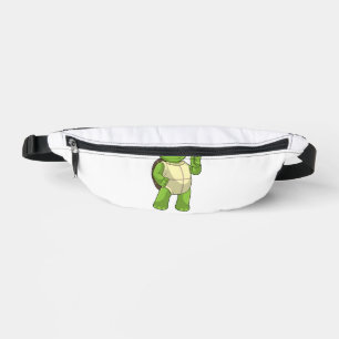 Turtle At Chess With Chess Piece Pawn Bum Bags