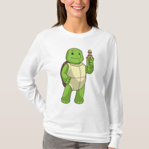 Turtle at Chess with Chess piece Pawn T-Shirt