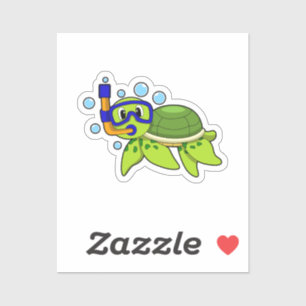 Turtle at Diving with Snorkel