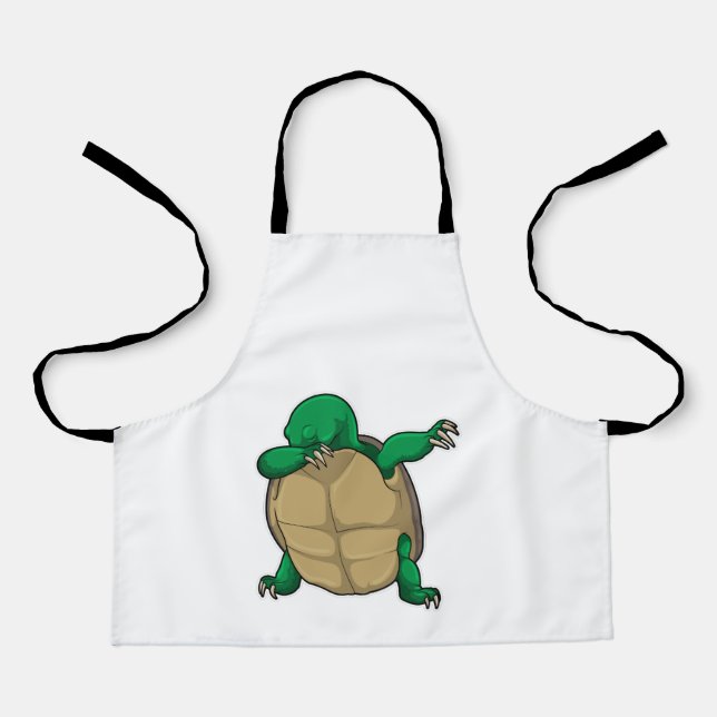 Turtle at Hip Hop Dance Dab Apron (Front)
