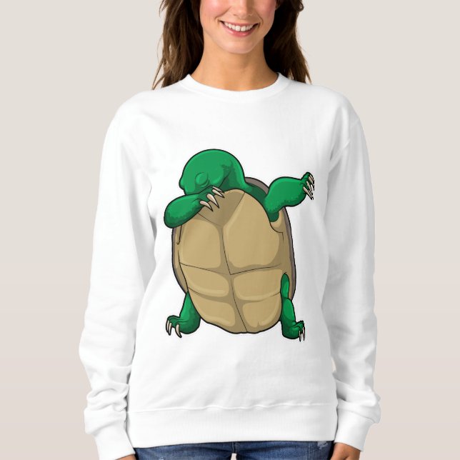 Turtle at Hip Hop Dance Dab Sweatshirt (Front)
