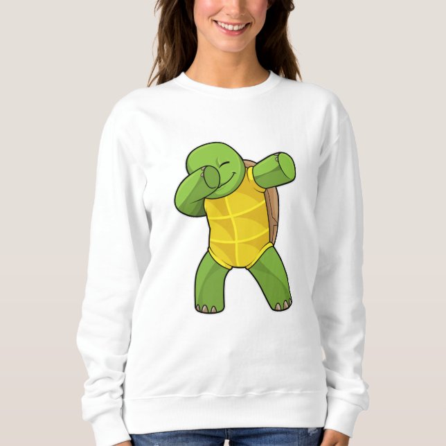 Turtle at Hip Hop Dance Dab Sweatshirt (Front)