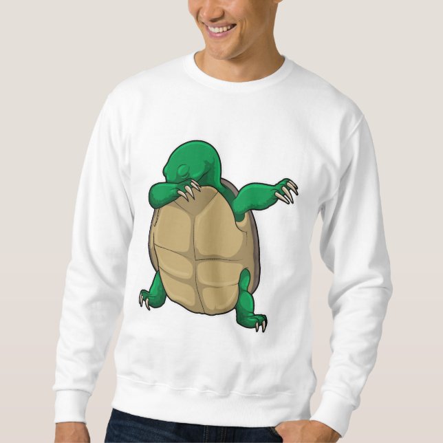 Turtle at Hip Hop Dance Dab Sweatshirt (Front)