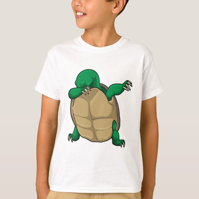 Turtle at Hip Hop Dance Dab T-Shirt (Front)