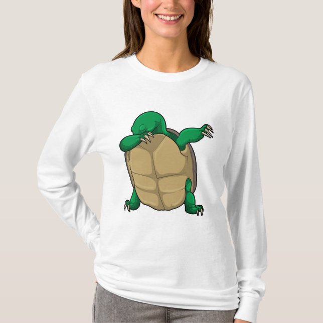Turtle at Hip Hop Dance Dab T-Shirt (Front)