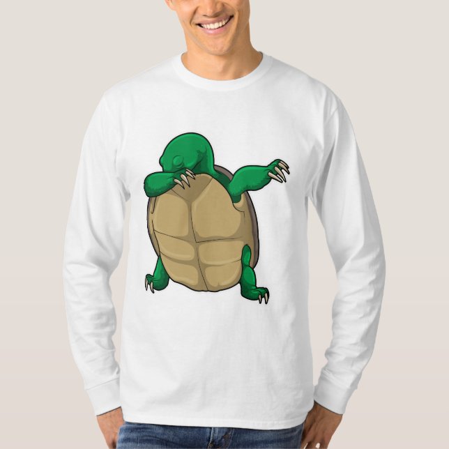 Turtle at Hip Hop Dance Dab T-Shirt (Front)