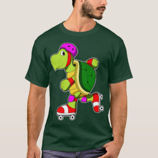 Turtle at Inline skating with Inline skates T-Shirt