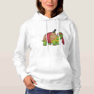 Turtle at Martial arts with Sword Hoodie