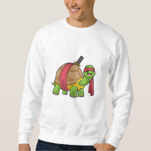 Turtle at Martial arts with Sword Sweatshirt