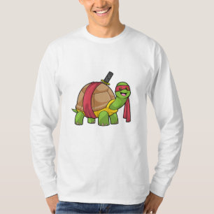 Turtle at Martial arts with Sword T-Shirt